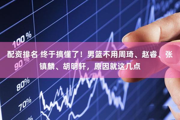 配资排名 终于搞懂了！男篮不用周琦、赵睿、张镇麟、胡明轩，原因就这几点